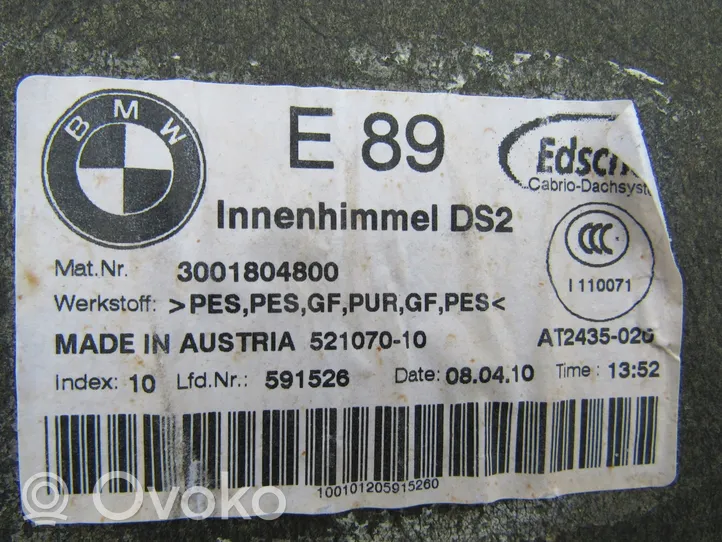 BMW Z4 E89 Kattoverhoilu 3001804800