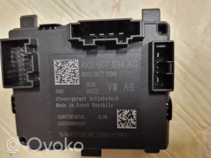 Audi Q3 F3 Moduł / Sterownik szyberdachu 4K0907594AC