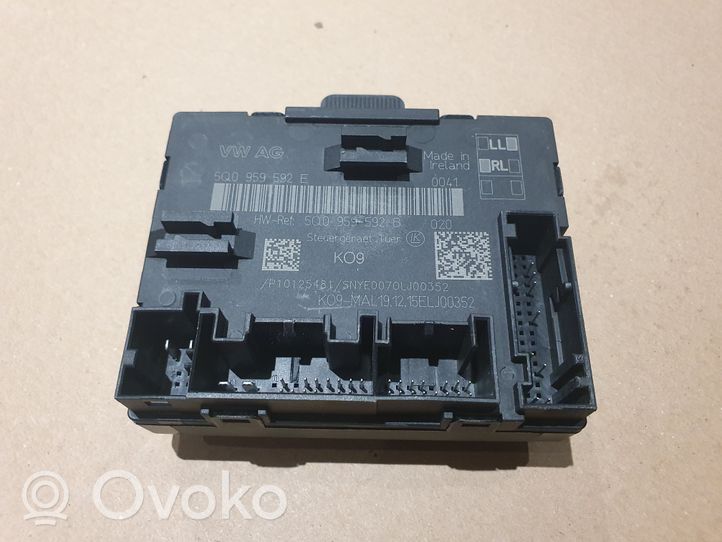 Audi RS3 Durų elektronikos valdymo blokas 5Q0959592E