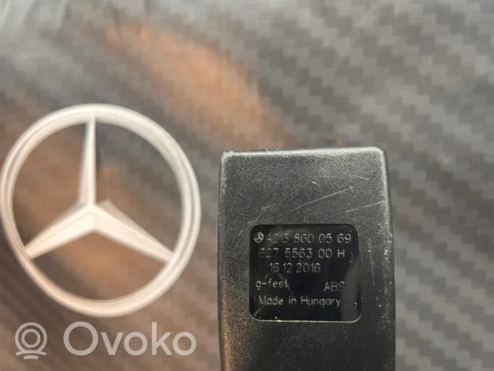 Mercedes-Benz E W213 Takaistuimen turvavyön solki A2138600569