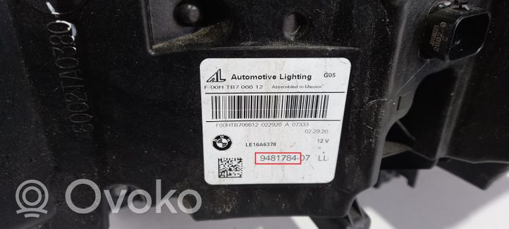 BMW X5 G05 Lampa przednia 9481784