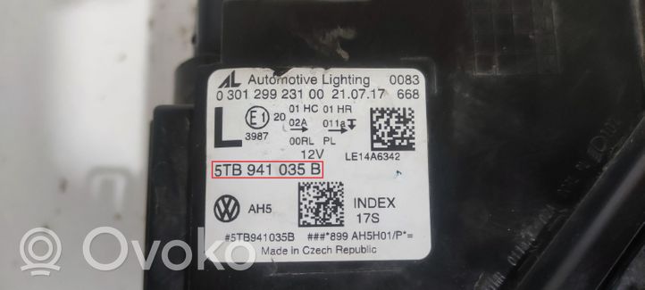 Volkswagen Touran III Lampa przednia 5TB941035B