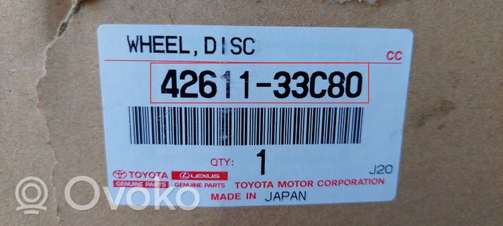 Toyota Camry VIII XV70  R18-alumiinivanne 4261133C80