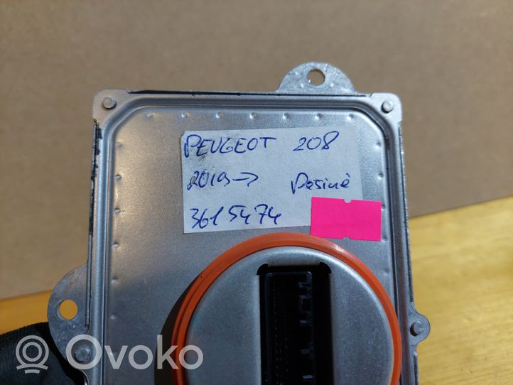 Peugeot 208 Module de ballast de phare Xenon L90125449