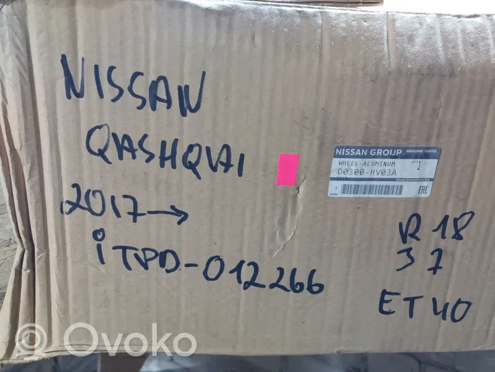 Nissan Qashqai Felgi aluminiowe R18 D0300HV03A