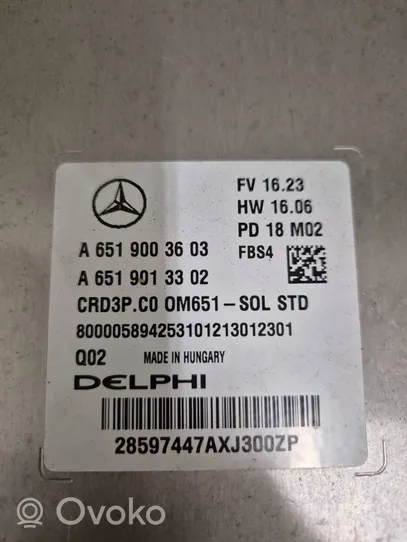 Mercedes-Benz Sprinter W907 W910 Sterownik / Moduł ECU A6519003603