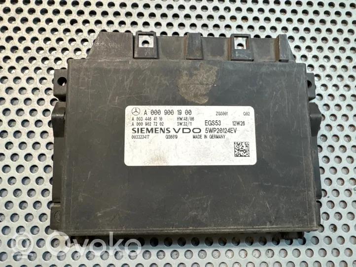 Mercedes-Benz Vito Viano W639 Module de contrôle de boîte de vitesses ECU A0009001900