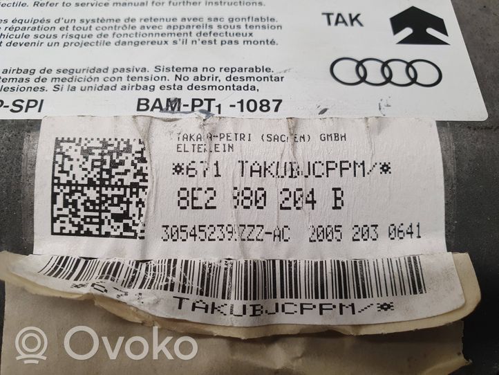 Audi A4 S4 B7 8E 8H Airbag del passeggero 8E2880204B