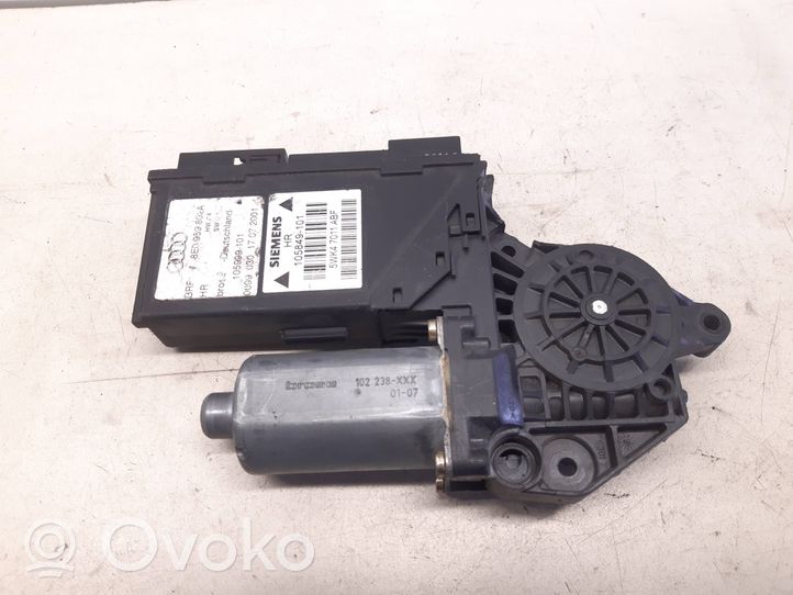 Audi A4 S4 B6 8E 8H Moteur de lève-vitre de porte arrière 8E0959802A