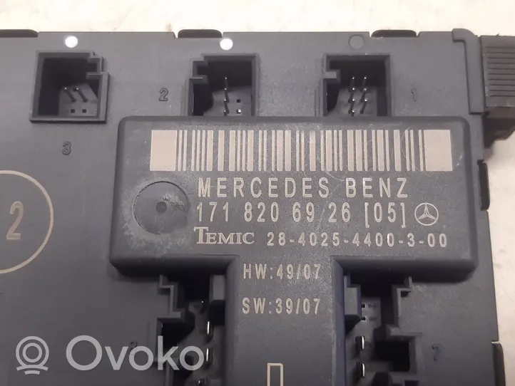 Mercedes-Benz SLK R171 Door control unit/module 1718206926