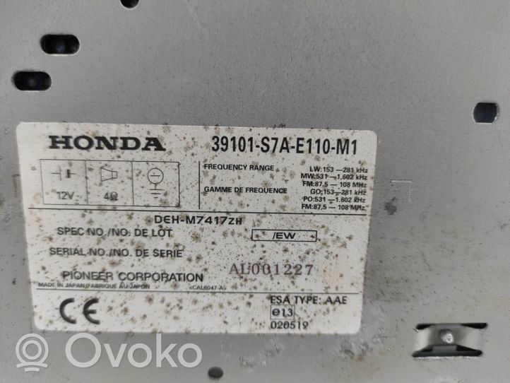 Honda Stream Panel / Radioodtwarzacz CD/DVD/GPS 