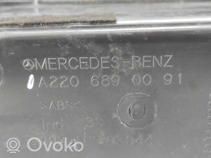 Mercedes-Benz S W220 Paneelin laatikon/hyllyn pehmuste 