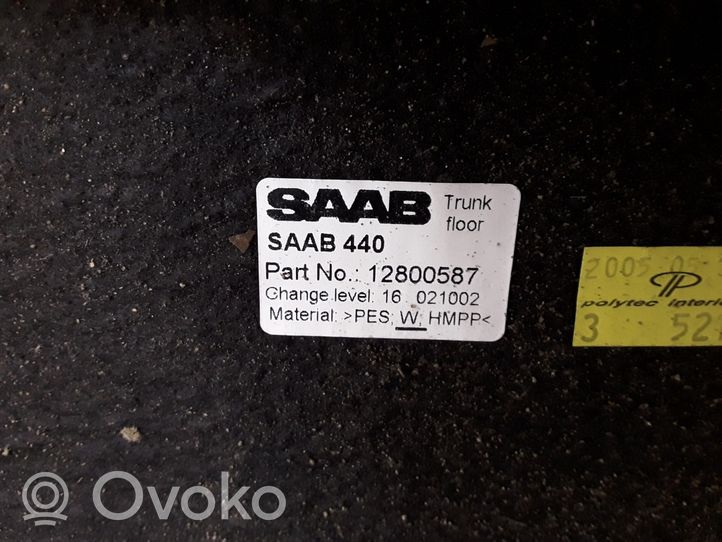 Saab 9-3 Ver2 Alfombra revestimiento del maletero/compartimiento de carga 12800587