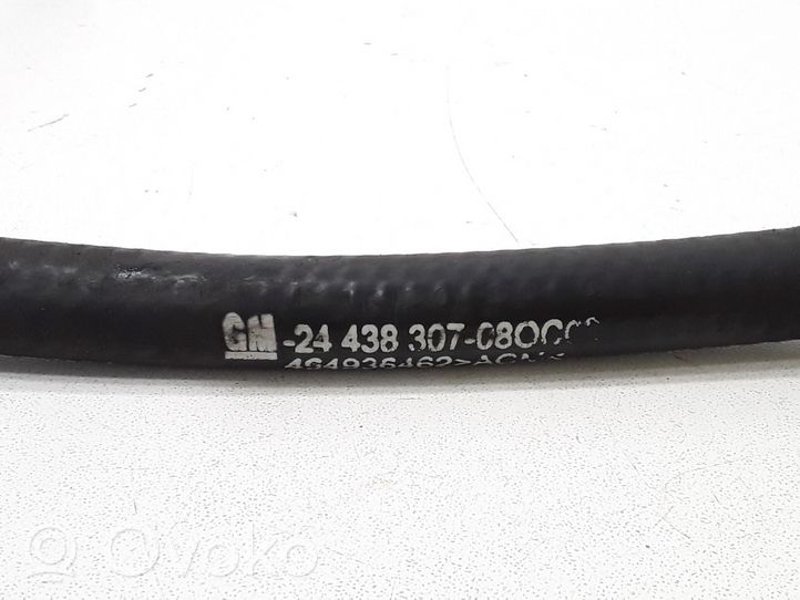 Opel Astra H Przewód / Wąż podciśnienia 24438307