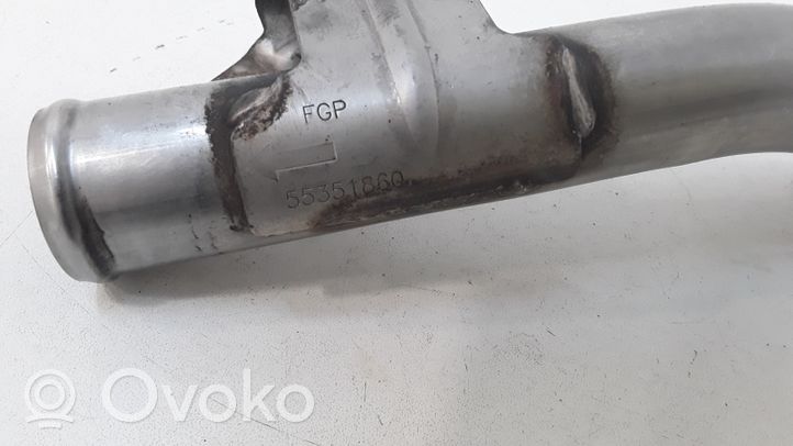 Opel Meriva A Tuyau de raccordement solide EGR 55351860