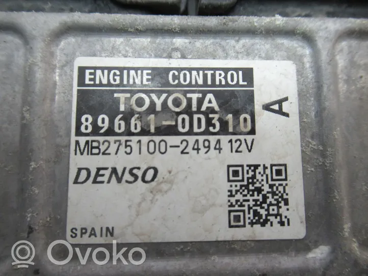 Toyota Yaris Engine control unit/module 896610D310