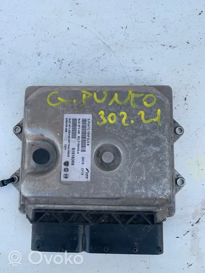 Fiat Grande Punto Sterownik / Moduł ECU 51918369