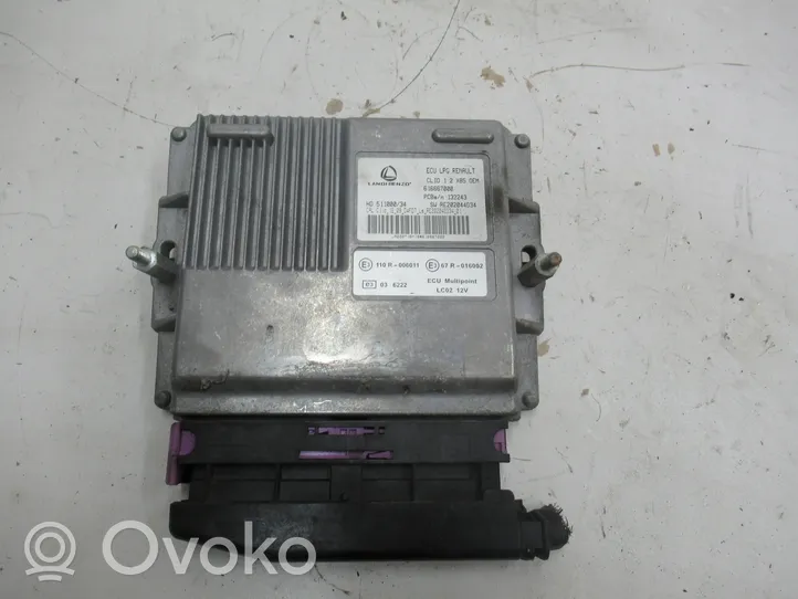 Renault Clio III Module d'unité de contrôle GPL 616667000