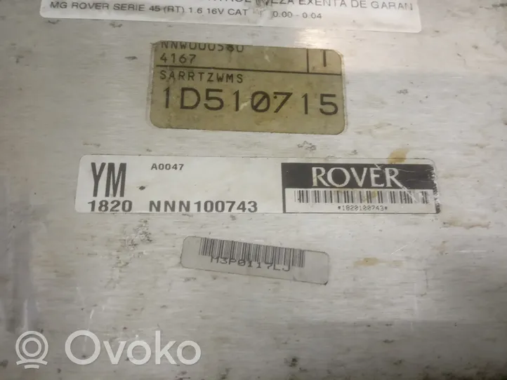 Rover 45 Autres unités de commande / modules 1D510715