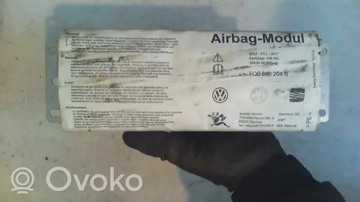 Skoda Fabia Mk1 (6Y) Poduszka powietrzna Airbag pasażera 6Q0880204B