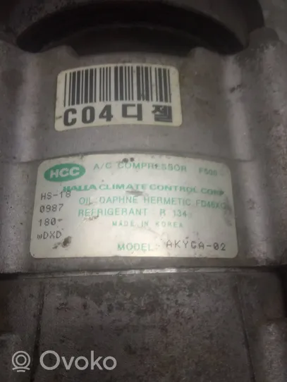 Hyundai Elantra Compressore aria condizionata (A/C) (pompa) AKYGA02