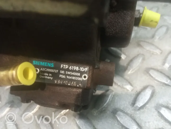 Citroen C3 Fuel injection high pressure pump 9641852080