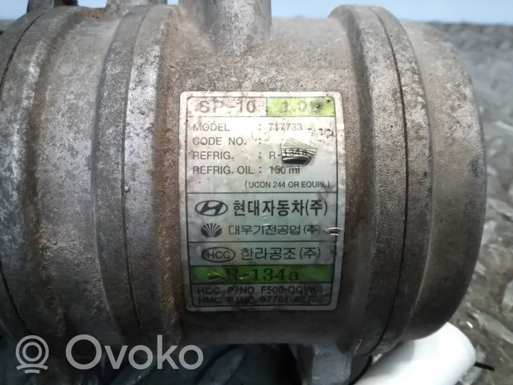 Hyundai Atos Classic Ilmastointilaitteen kompressorin pumppu (A/C) F500QQVBA
