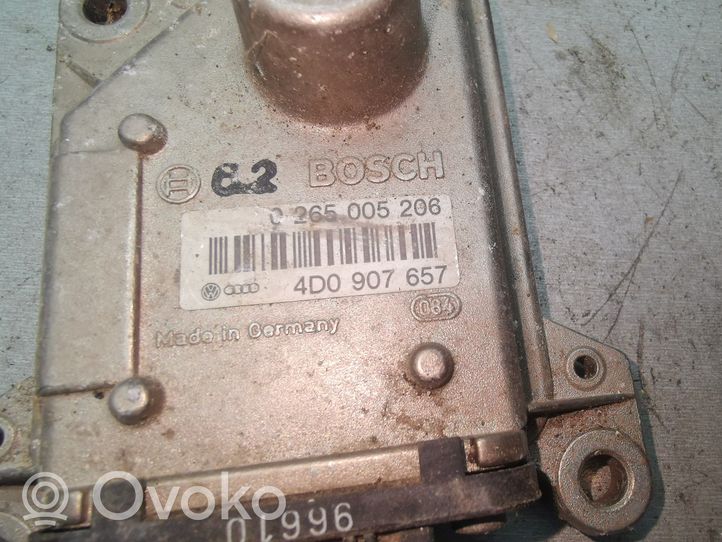 Audi A8 S8 D2 4D Sensore di imbardata accelerazione ESP 4D0907657