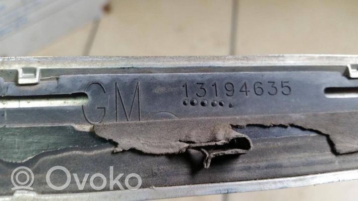 Opel Meriva A Poszycie / Tapicerka tylnej klapy bagażnika 13194635