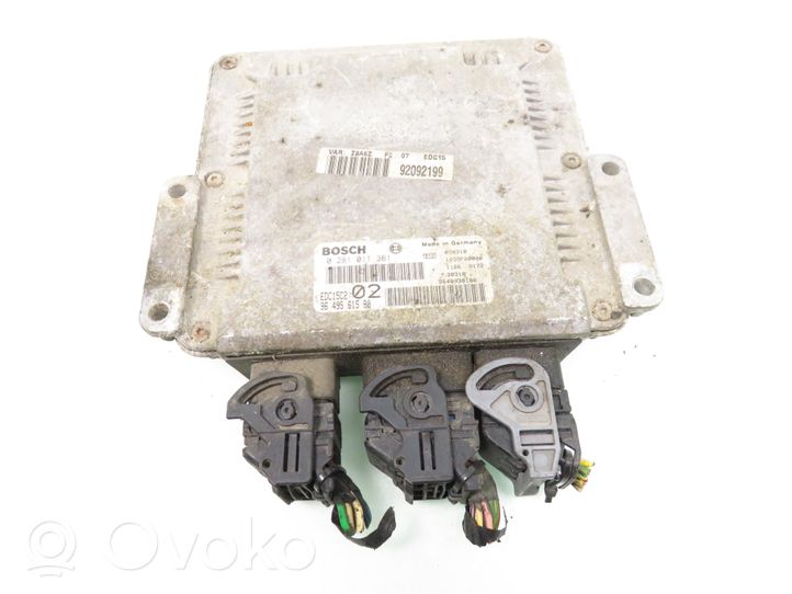 Peugeot 607 Calculateur moteur ECU 9649561580