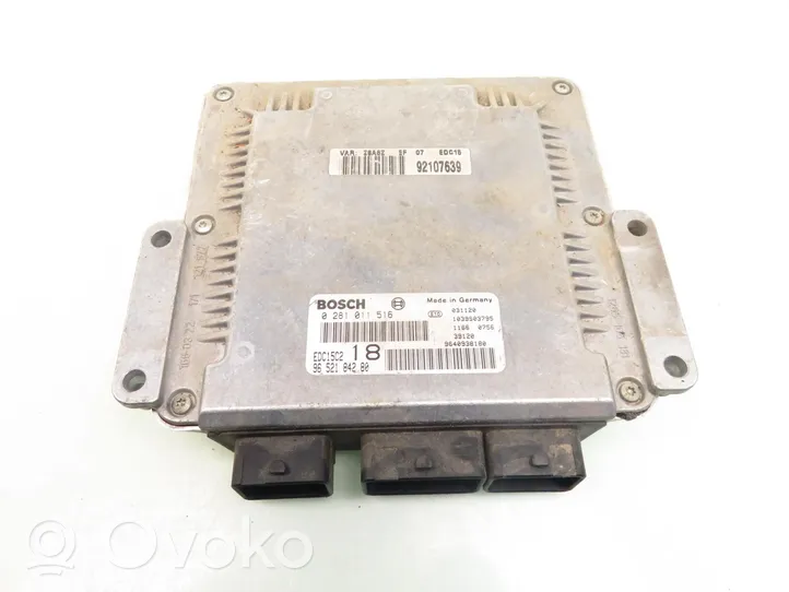 Peugeot 607 Calculateur moteur ECU 9652184280