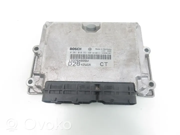 Citroen Jumper Calculateur moteur ECU 1337648080