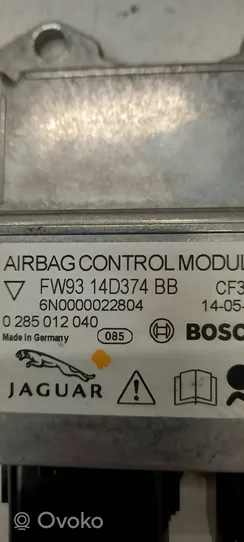 Jaguar XJ X351 Airbag control unit/module FW9314D374BB