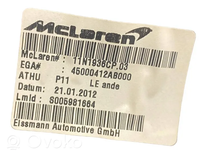 McLaren MP4 12c Autres pièces du tableau de bord 11N0370CP