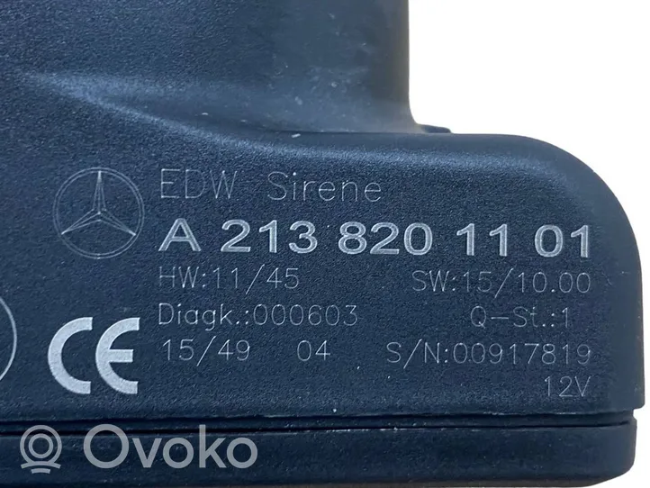 Mercedes-Benz A W176 Сирена сигнализации A2138201101