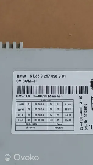 BMW 6 F12 F13 Istuimen säädön moduuli 9257098