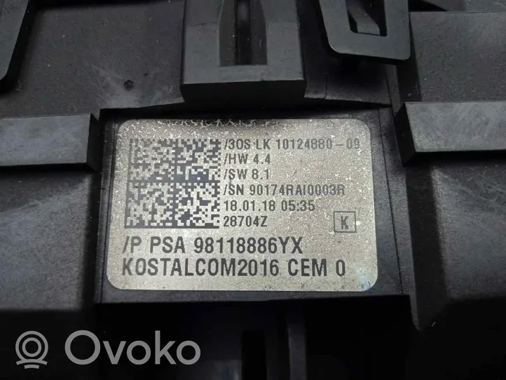 Opel Crossland X Przycisk / Pokrętło regulacji oświetlenia deski rozdzielczej 98118886YX