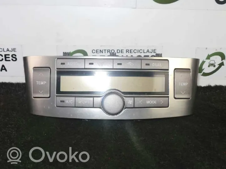 Toyota Avensis T250 Oro kondicionieriaus/ klimato/ pečiuko valdymo blokas (salone) 