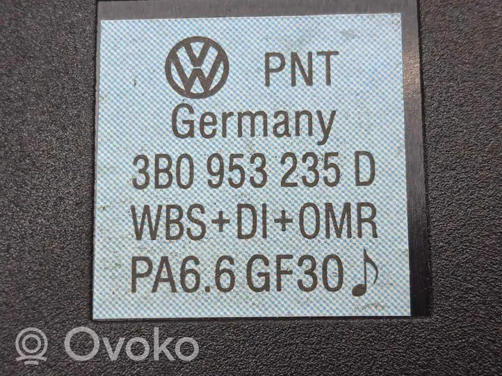 Volkswagen Passat Alltrack Interruttore luci di emergenza 3B0953235D