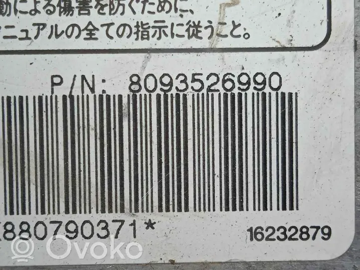 Opel Monterey Module de contrôle airbag 8093526990