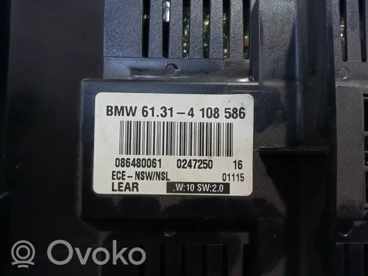 BMW 3 E46 Interrupteur d'éclairage de la cabine dans le panneau 