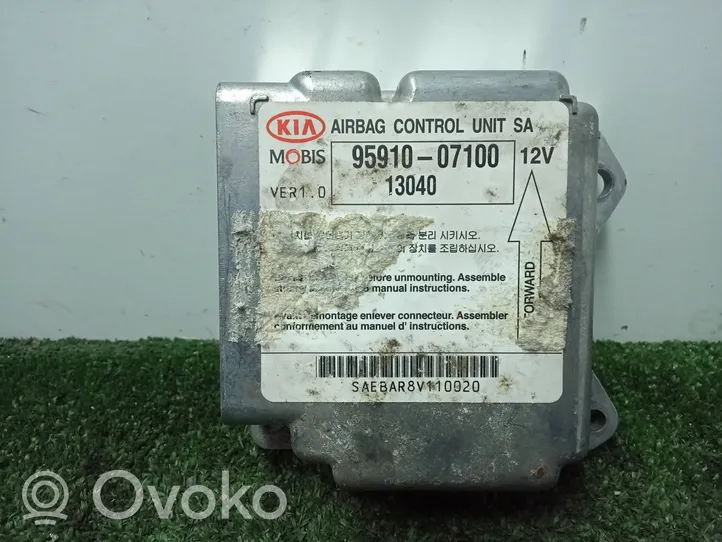 KIA Picanto Module de contrôle airbag 9591007100