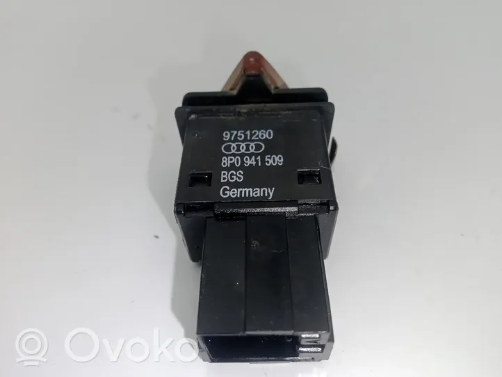 Audi A3 S3 8P Hazard light switch 8P0941509