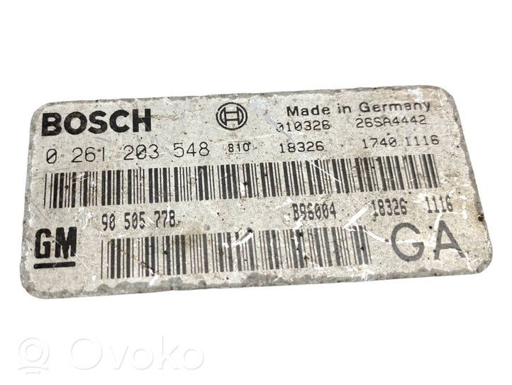 Opel Sintra Calculateur moteur ECU 90505778