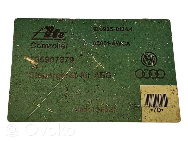 Volkswagen PASSAT B5 Unidad de control/módulo del ABS 535907379