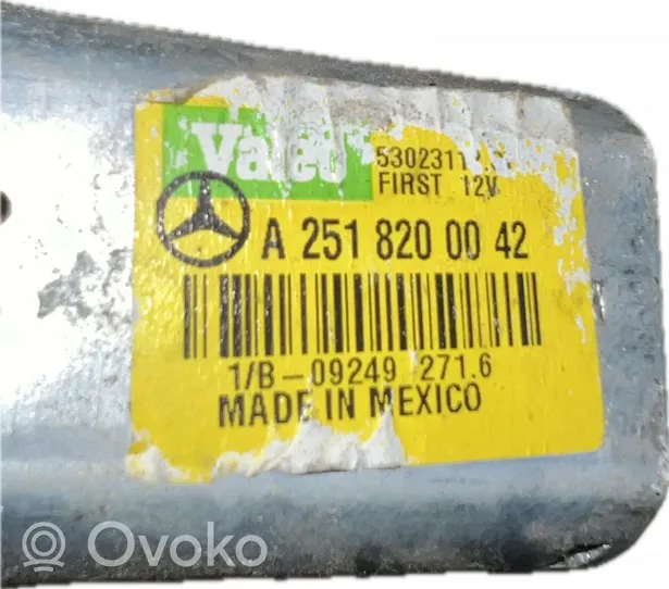 Mercedes-Benz R W251 Takalasinpyyhkimen moottori 