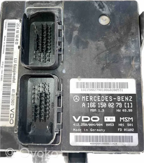 Mercedes-Benz A W168 Sterownik / Moduł ECU 