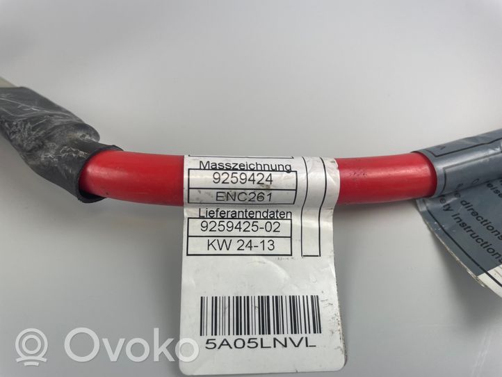 BMW 3 F30 F35 F31 Cavo positivo (batteria) 9259425