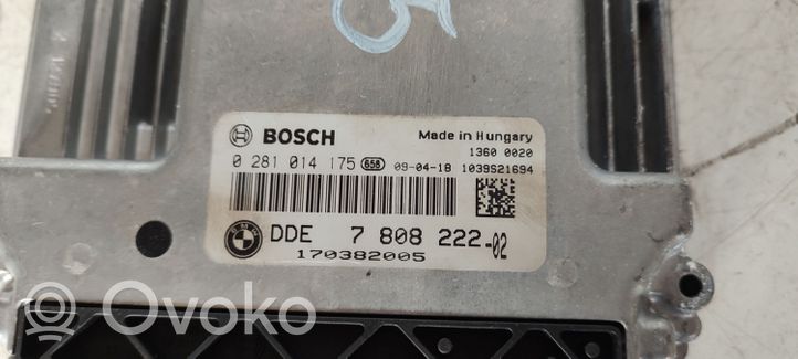 BMW 5 E60 E61 Kit centralina motore ECU e serratura 7808222