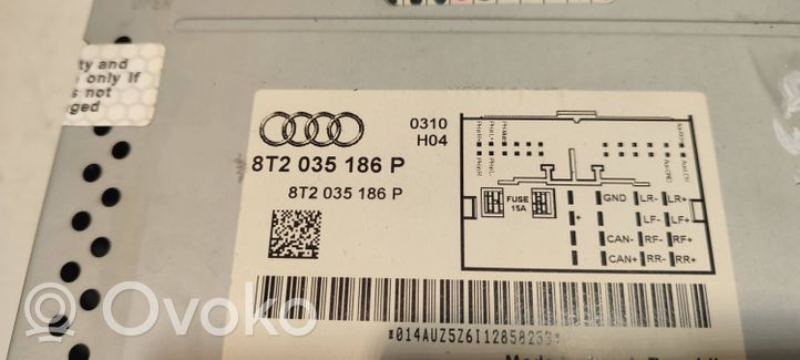 Audi A5 8T 8F Radio/CD/DVD/GPS-pääyksikkö 8T2035186P